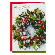 Hallmark Boxed Christmas Cards Snowy Wreath (40 Karten und Umschläge)
