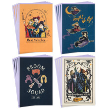 Hallmark Hocus Pocus Halloween Kaarten Assortiment, Sanderson Sisters (16 Kaarten en Enveloppen)