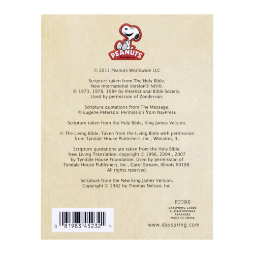 DaySpring - Peanuts - Σημειώσεις Ενθάρρυνσης - 32 Επιβεβαιώσεις για Φίλους και Οικογένεια 1