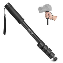 Acuvar 62-calowy monopod ze zintegrowanym paskiem zabezpieczajacym i 4-sekcyjnym wysiegnikiem do wszystkich aparatw cyfrowych Bezlusterkowe aparaty