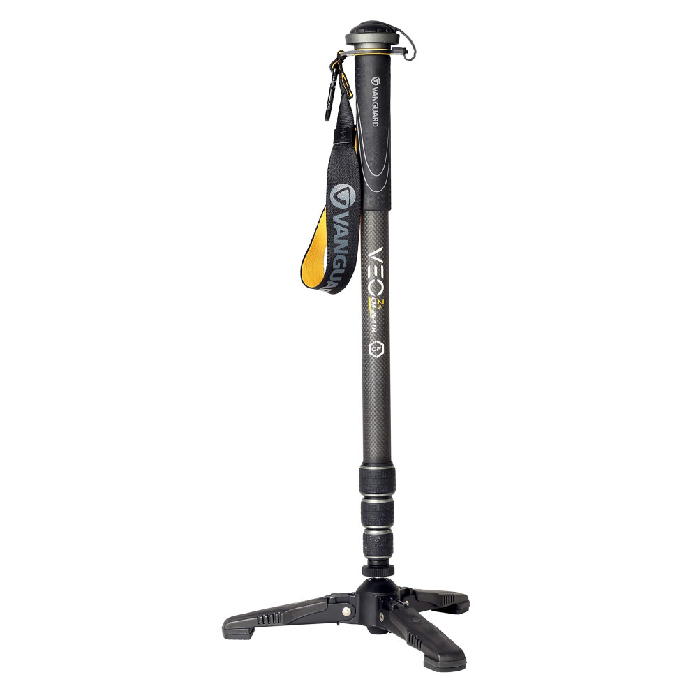 Vanguard VEO 2S CM-264TR Carbon Fiber Monopod with Smart Phone Holder and Bluetooth Remote (VEO2SCM-264TR)