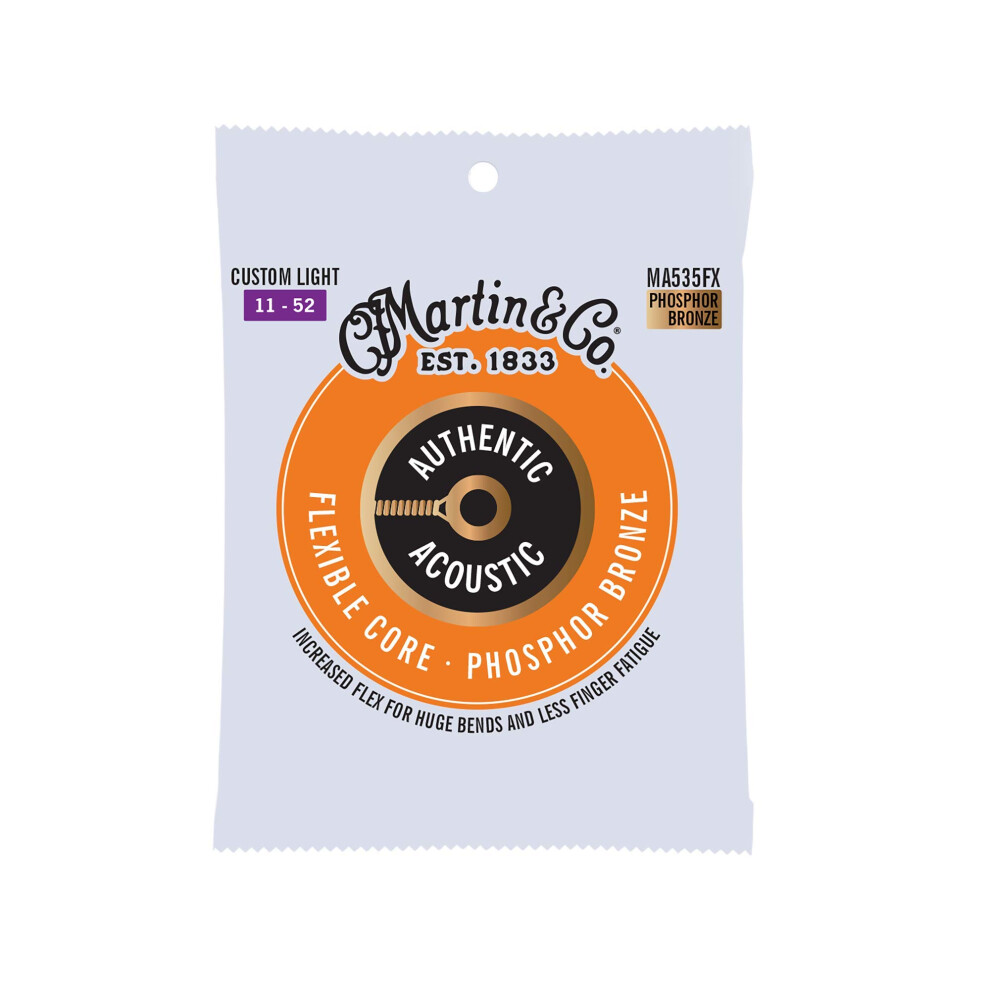 Martin M535 Phosphor Bronze Acoustic Guitar Strings - Custom