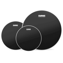 Evans Drum Heads - Onyx 2-Ply Tompack Coated  Rock (10 inch  12 inch  16 inch)