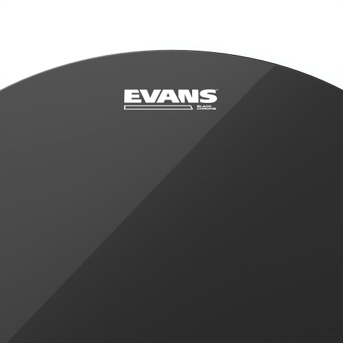 Evans Drum Heads - Black Chrome Tom Drumhead  12 Inch 1