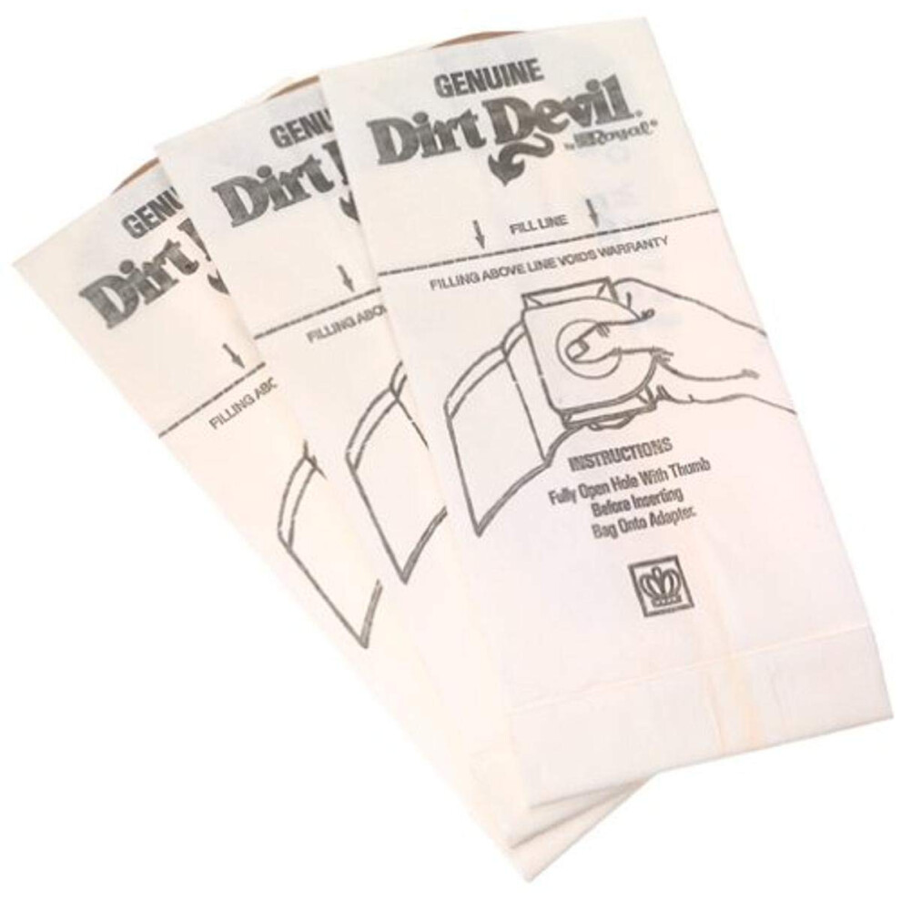 Dirt Devil Type G Handheld Vacuum Bags (3-Pack)  3010347001  White  3 Count