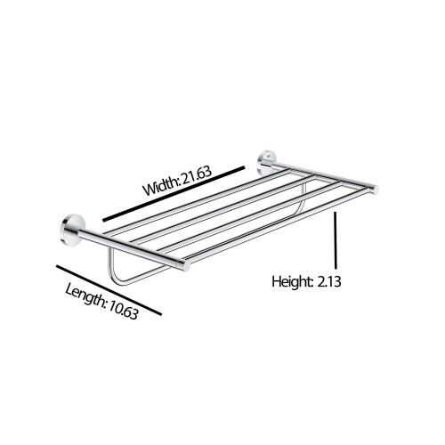 Grohe Grohe Essentials 22 In. Multi-Towel Rack 1