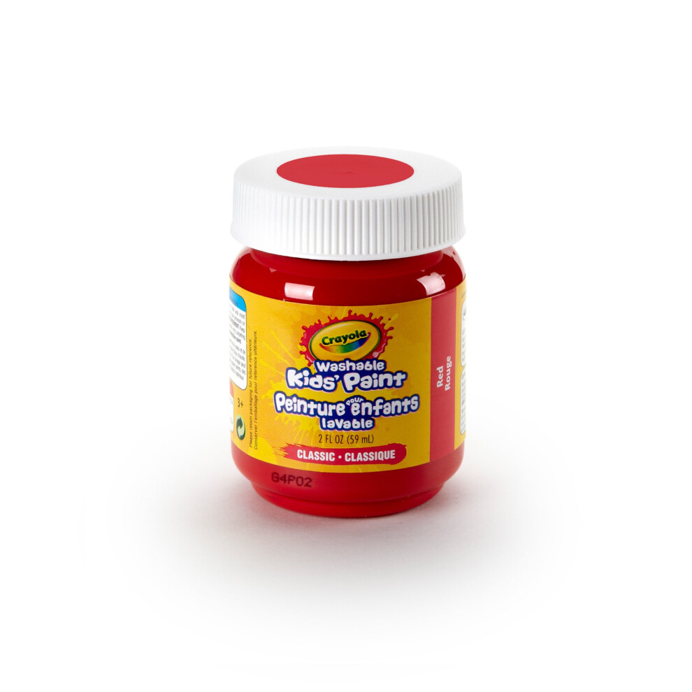 Crayola Washable Kids Paint  2 oz  Red