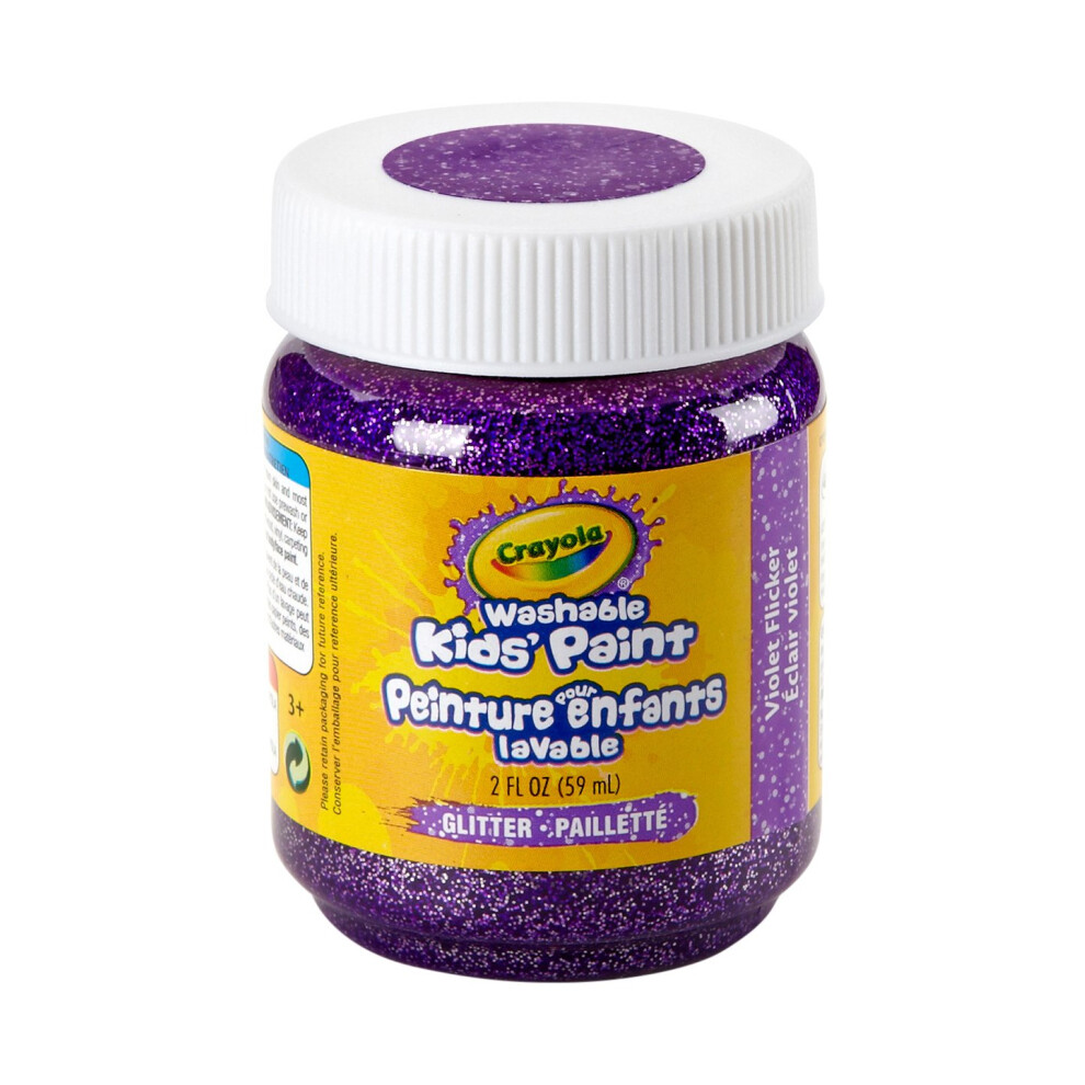 Crayola Washable Kids Paint  2 oz  Violet Flicker