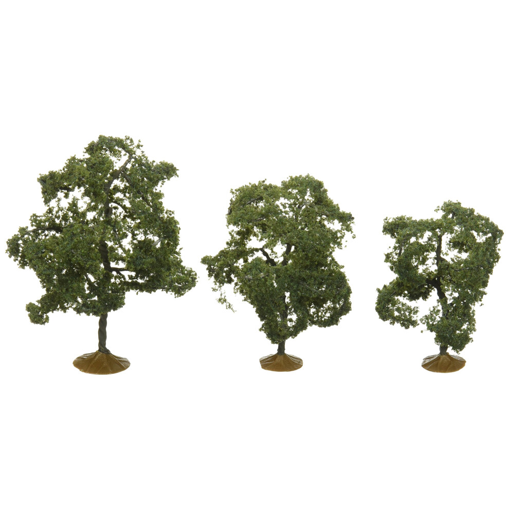 Bachmann Trains - SCENE SCAPES - 2""- 3"" WALNUT TREES (3 per box) - HO Scale