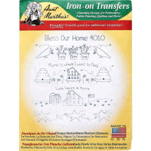 Tante Martha's Hot Iron Borduurwerk Transfers 4010 Zegen Ons Huis