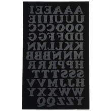 Dritz CO075HBK Strijkletters Soft Flock Cooper 3/4-inch Zwart (1 vel)