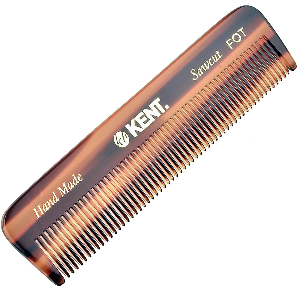 KENT Hair Comb  4.5 Inch Fine Tooth Comb - Handmade Pocket Comb and Travel Comb for Men and Women  Styling Comb for Fine or Thinning Hair  M