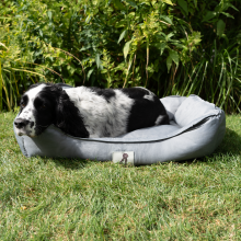 AllPetSolutions Dexter Waterproof Dog Bed Grey - Size L 90x70x20cm