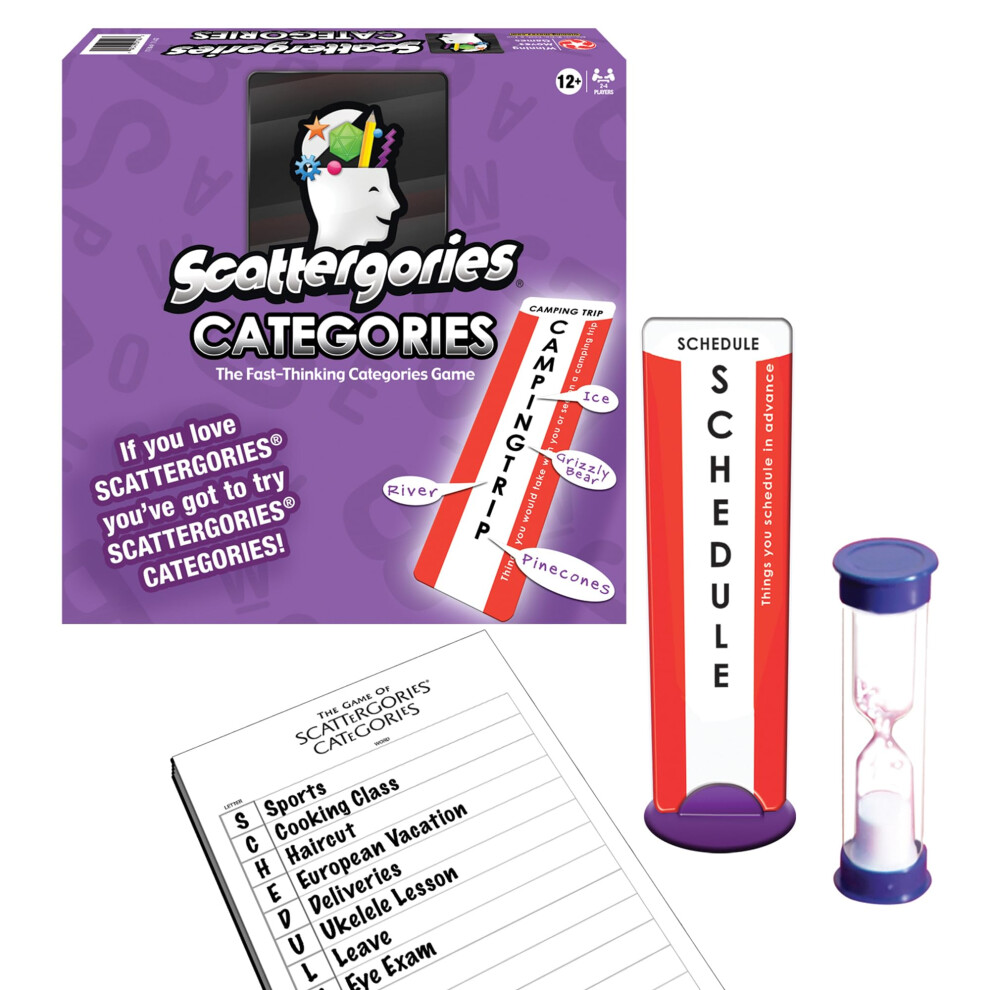 Scattergories Categories by Winning Moves Games USA  Great Twist on the Original Game for 2 to 4 Players  Ages 12+