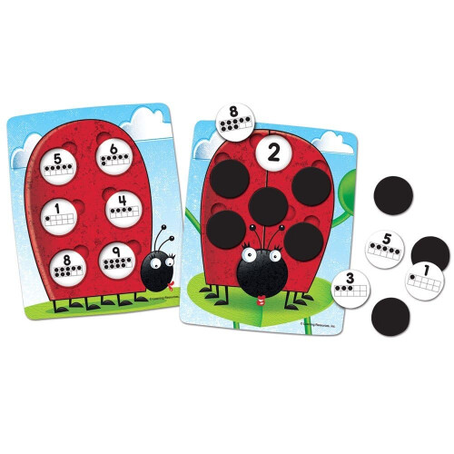 Learning Resources Learning Resources Gioco del Quadro da 10 - 2-6 Giocatori, Età 5+ Giochi Matematici per Bambini 1
