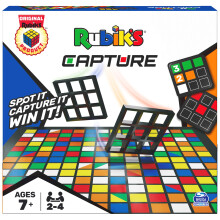 Rubiks Capture, Klassisk Snabbpussel Strategi Retro Utmanande Brädspel för Familj och Vänner, 8 år och uppåt