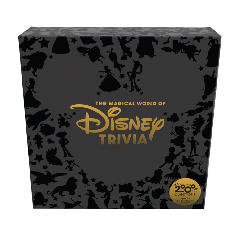 The Magical World of Disney Trivia Games - Board Games for Family Night  Family Games  Multi-Player Board Game  Family Board Game  Travel Ga