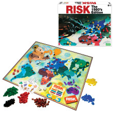 Risk The 1980's Edition With Original 1980's Artwork and Components by Winning Moves Games USA Strategy Board Game of World Domination for 2 to 6 Pla