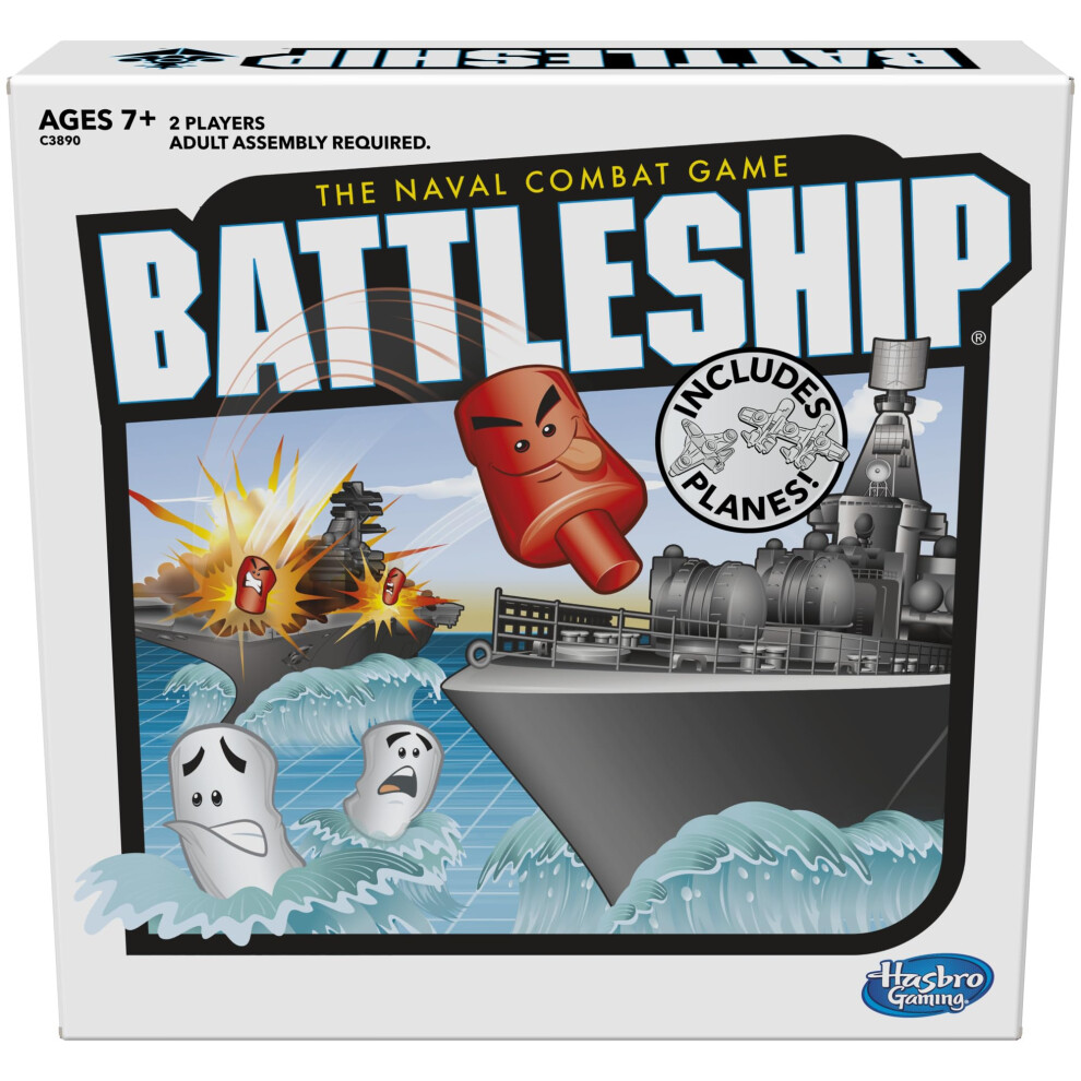 Hasbro Gaming Battleship With Planes Strategy Board Game for Ages 7 and Up (Amazon Exclusive)