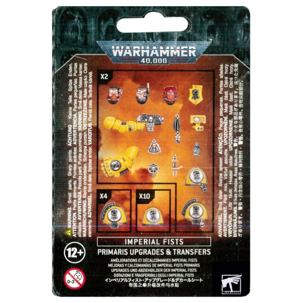 Games Workshop Warhammer 40k - Imperial Fists Primaris Upgrades & Transfers