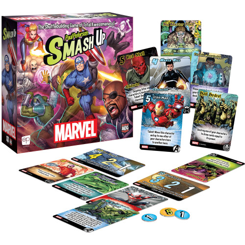 USAopoly Smash Up: Marvel - Επίσημο Συλλεκτικό Παιχνίδι Καρτών με Χαρακτήρες της Marvel 1