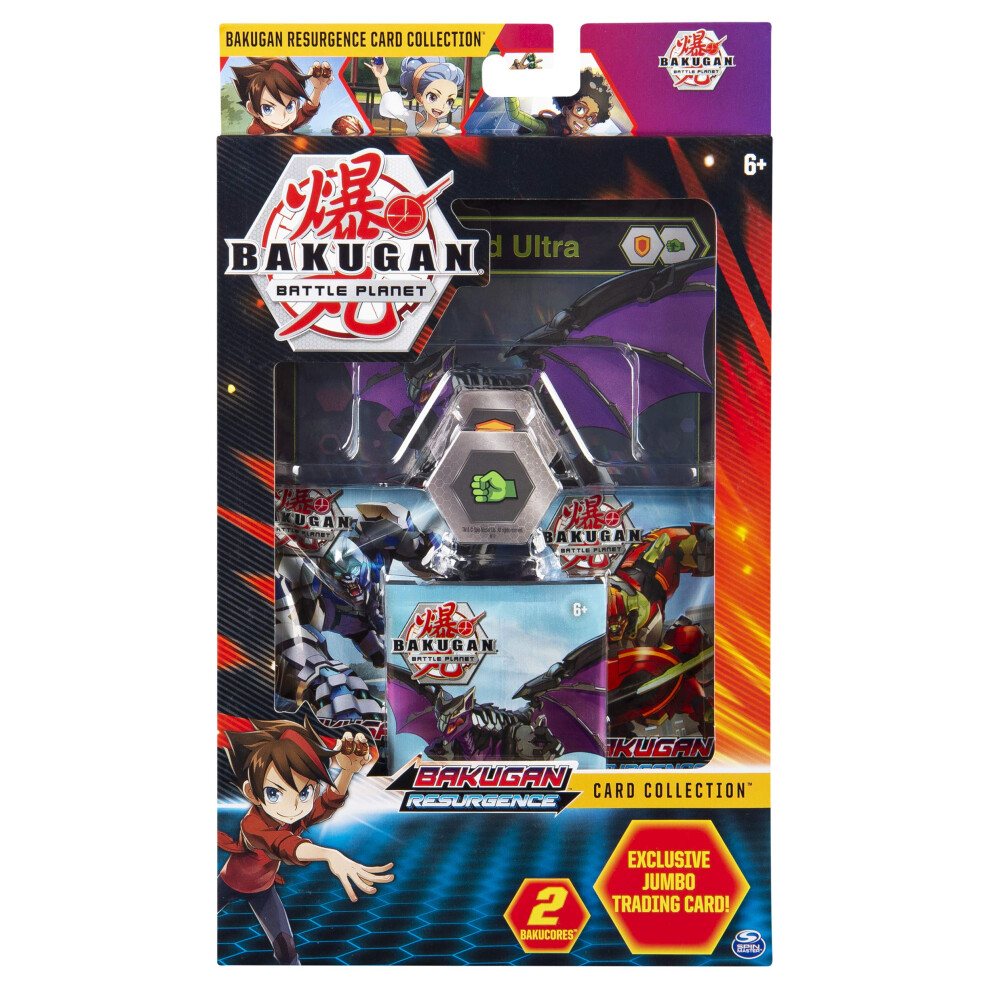 Bakugan  Deluxe Battle Brawlers Card Collection with Jumbo Foil Garganoid Ultra Card  for Ages 6 and Up  Multicolor