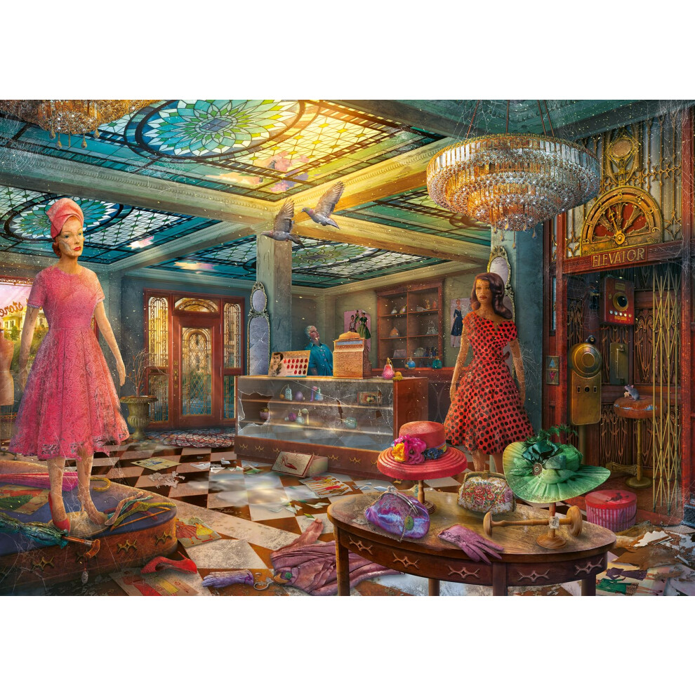 Ravensburger Abandoned Series: Deserted Department Store 1000 Piece Jigsaw Puzzle for Adults - 12000418 - Handcrafted Tooling  Made in Germa