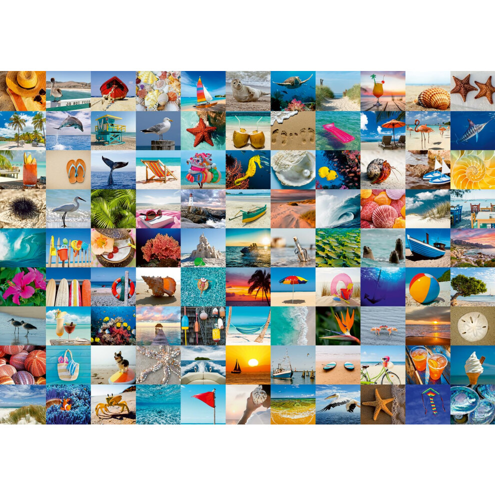 Ravensburger 99 Seaside Moments Jigsaw Puzzle | 1000-Piece | Unique Softclick Technology | Vibrant  Glare-Free | Perfect for Ages 14 and Up