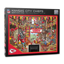 YouTheFan NFL Kansas City Chiefs Barnyard Fans 500-teiliges Puzzle