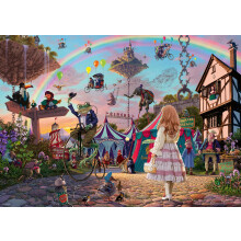 Ravensburger 12000285 - Zauberhafter Zirkus, 1000 Teile Puzzle f r Erwachsene - Handgefertigte Verarbeitung, Made in Germany, Jedes Teil passt pe