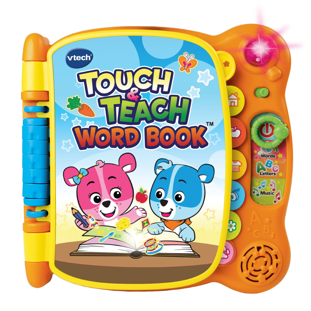 VTech Touch and Teach Word Book in Orange for Kids