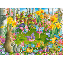 Rompecabezas Ravensburger Ballet de Hadas - 100 Piezas XXL para Niños | Diseño Colorido y Antirreflejos
