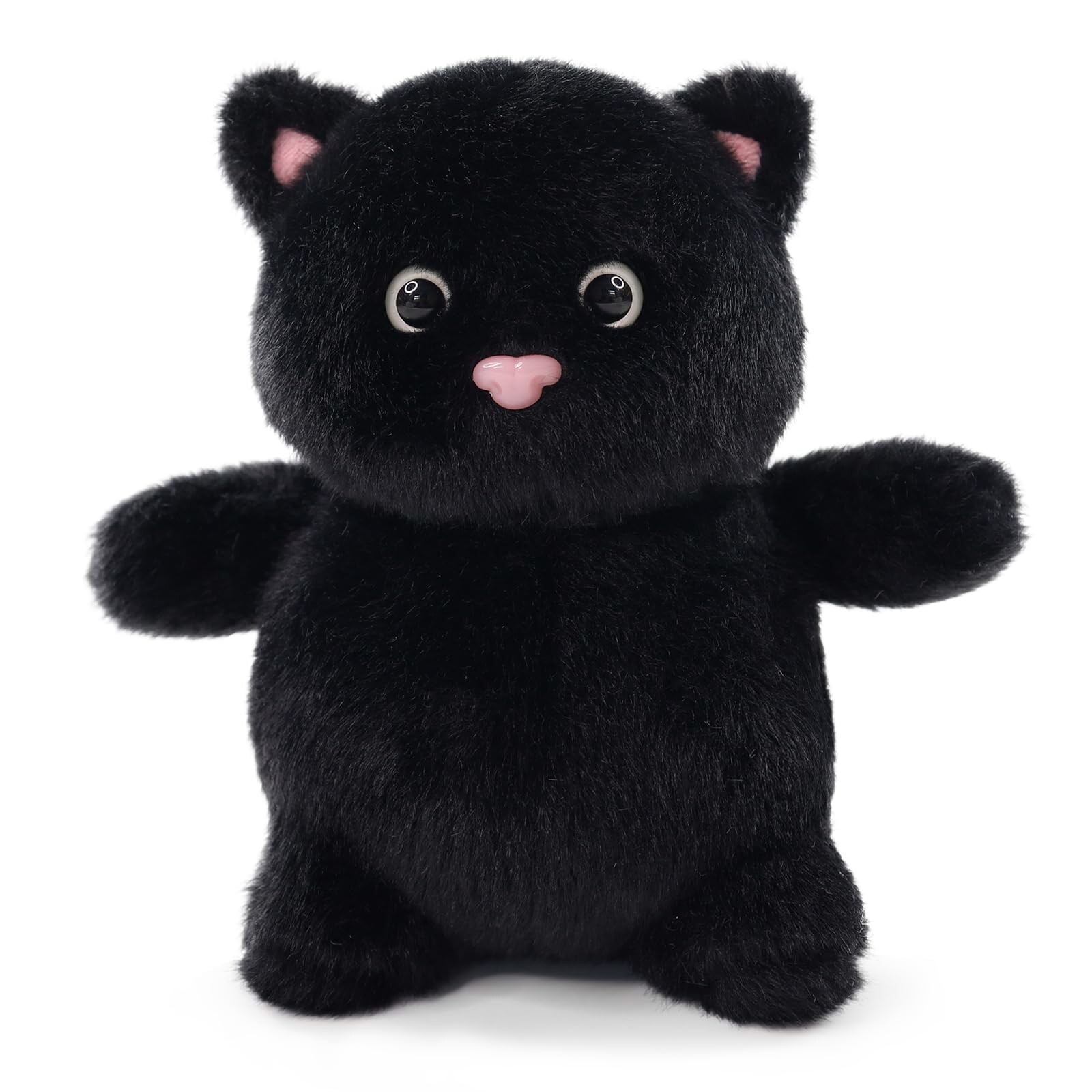 Lindo Peluche De Gato Negro De 20 Cm Para Fiestas Tem Ticas De Animales