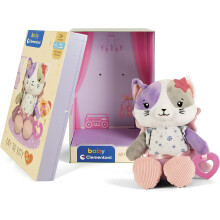 Clementoni 17420 Gatito Katy The Kitty Plush Toy for Babies Ages 0 Months Plus Multicoloured