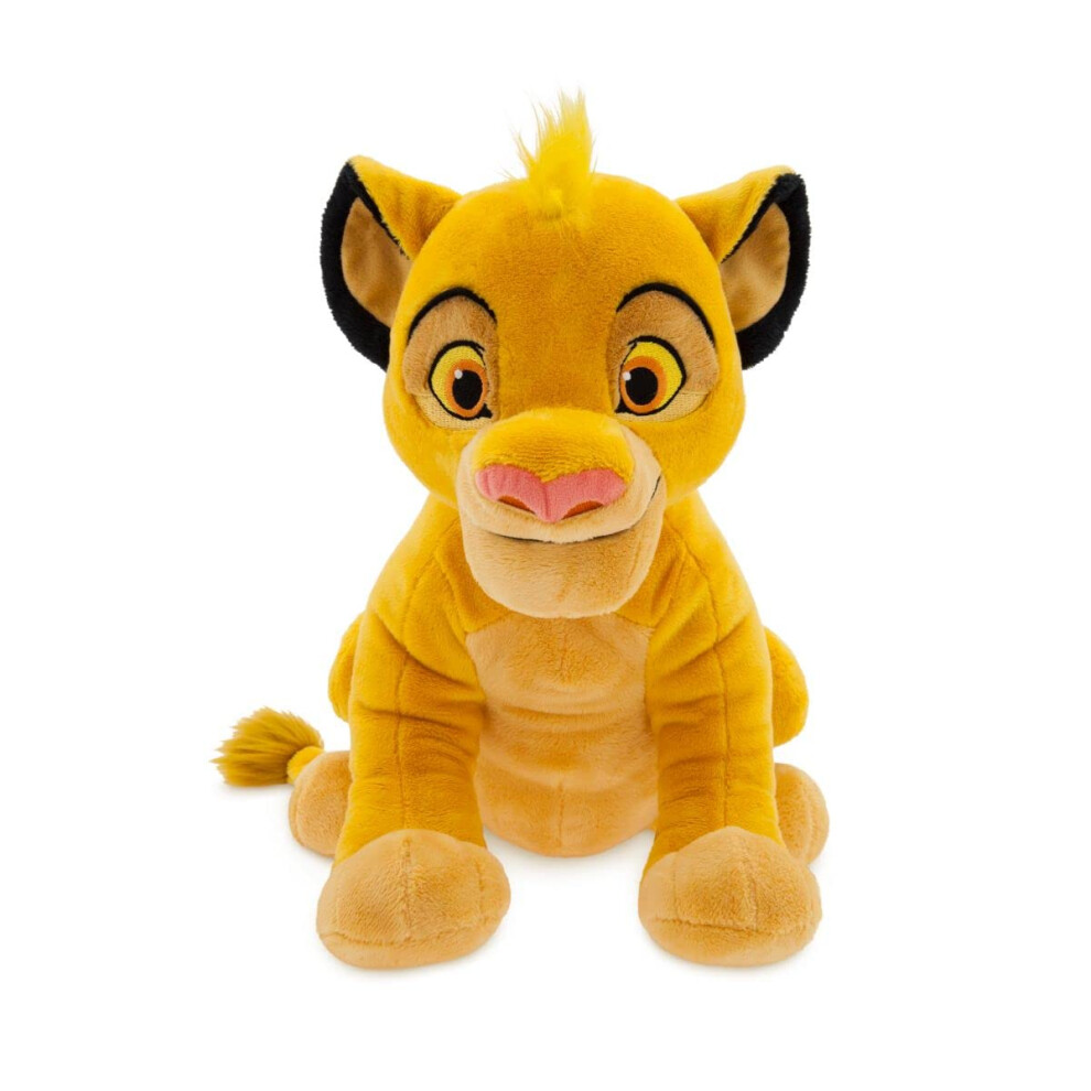 Disney Store Official Simba Plush  The Lion King  Medium 13 Inches  Iconic Cuddly Toy Character with Embroidered Eyes and Soft Plush Feature