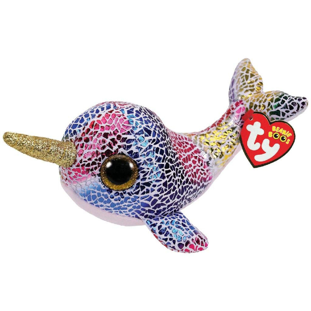 TY 36257 NOVA NARWHAL Beanie Boo  Multicolored