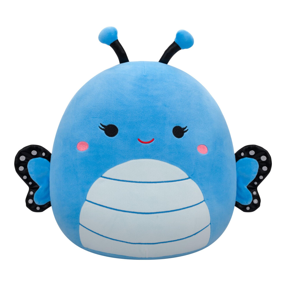 Squishmallows Original 12-Inch Waverly Blue Butterfly - Official Jazwares Plush (Medium-Sized)