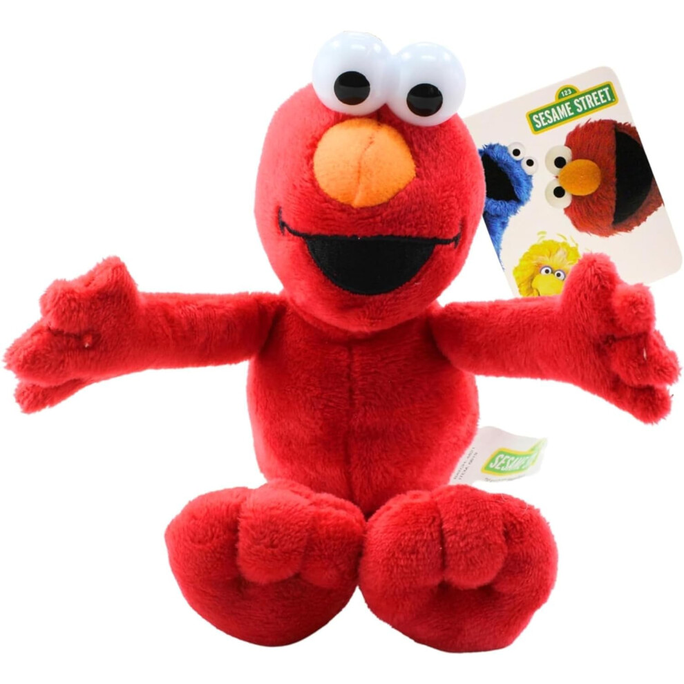 Hasbro Sesame Street 6"""" 15cm - 8"""" 20cm Super Soft Gift Quality Plush Toy (Elmo)