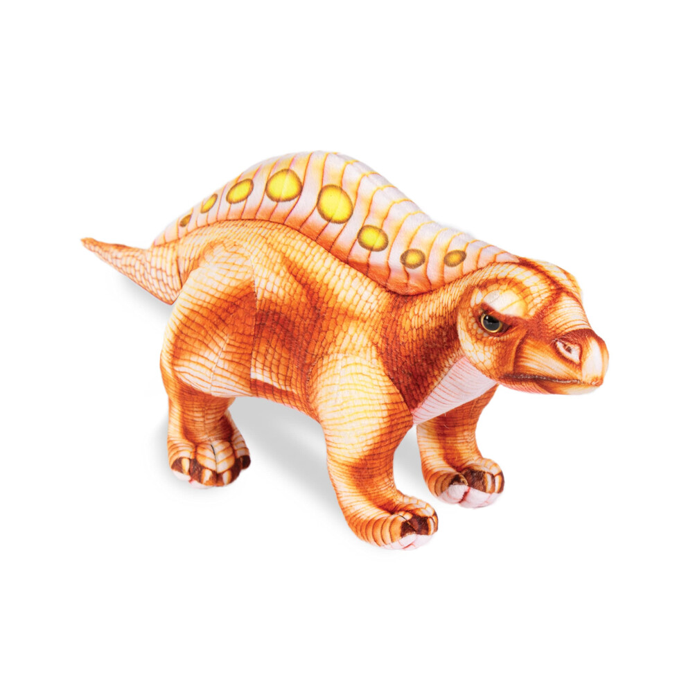 Real Planet 14.5"" Dinosaur Plush Toy - Little Boy Dinosaur Toys  Dinosaur Stuffed Animals  Dino Plushie  Baby Stuffed Dinosaur  (Brown Loto