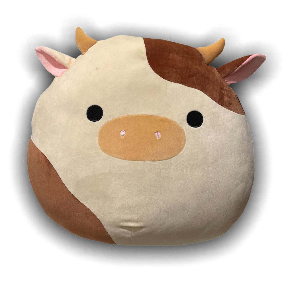 Squishmallows Official Kellytoy 24 Inch Soft Plush Squishy Toy Animals (Ronnie Cow)