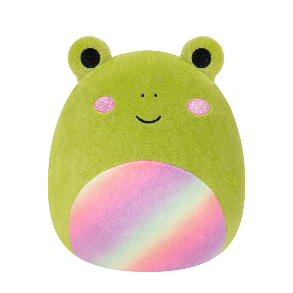 Squishmallows Original 8-Inch Doxl The Rainbow Frog - Official Jazwares Plush - Collectible Soft & Squishy Frog Stuffed Animal Toy - Add to