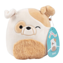 Squishmallows Original 5-Inch Brock The Bulldog - Official Jazwares Little Plush - Collectible Soft & Squishy Mini Stuffed Animal Toy - Add