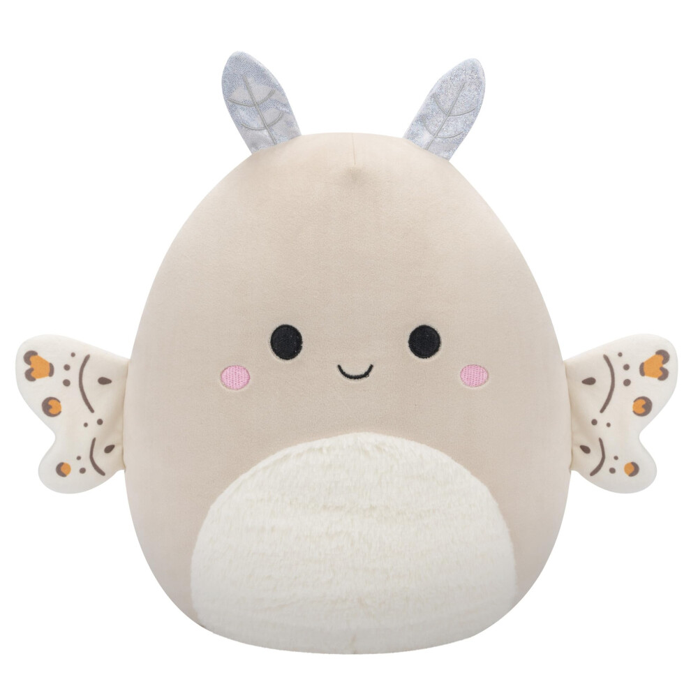 Squishmallows Original 12-Inch Berit Cream Moth with Paisley Wings - Official Jazwares Plush