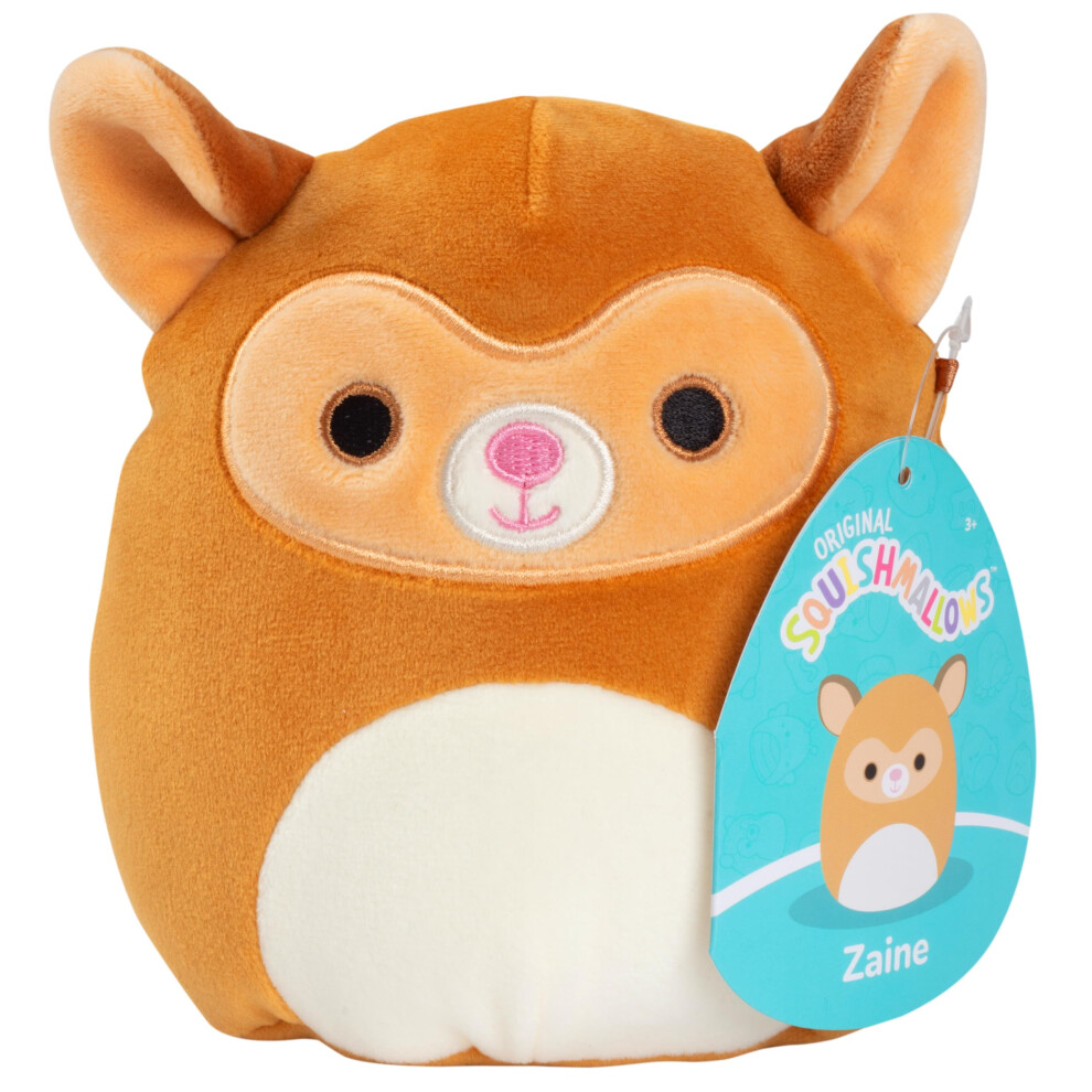 Squishmallows Original 5-Inch Zaine The Tarsier - Official Jazwares Little Plush - Collectible Soft & Squishy Mini Stuffed Animal Toy - Add