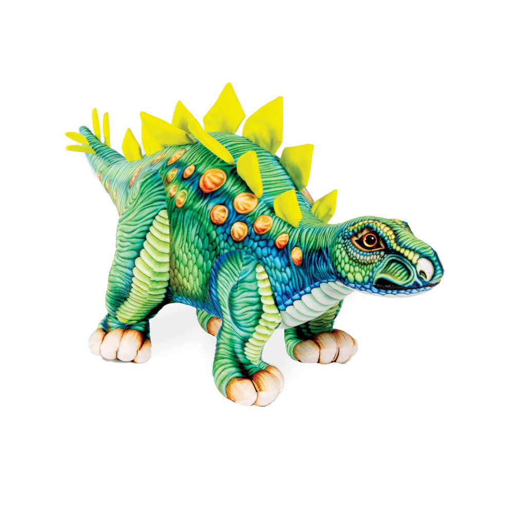 Real Planet 18.5"" Cute Dinosaur Plush - Dino Stuffed Animal  Little Boy Dinosaur Toy  Baby Stuffed Dinosaur  Kids Stuffed Animal  (Green St