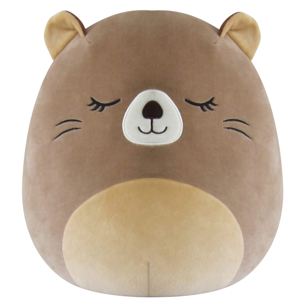 Squishmallows Original 12-Inch Maisha Brown Beaver - Medium-Sized Ultrasoft Official Jazwares Plush