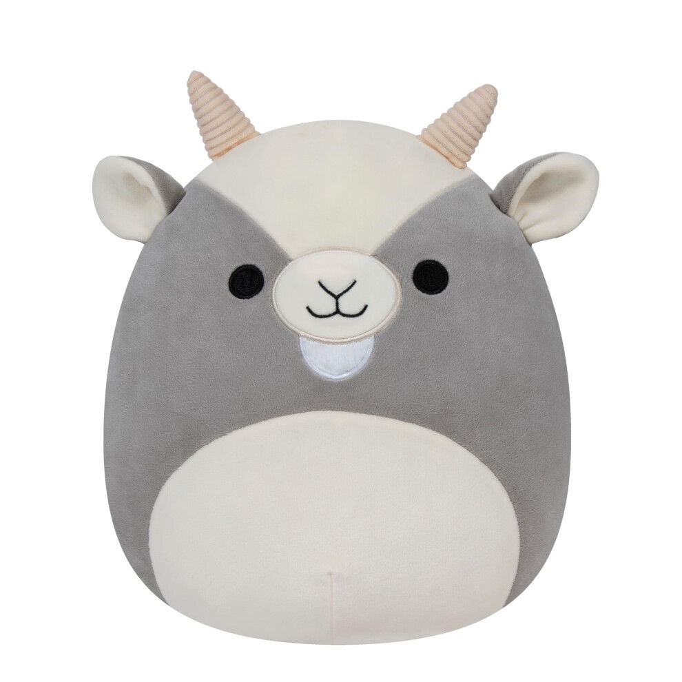 Squishmallows Original 12-Inch Walker Grey Goat with White Belly - Medium-Sized Ultrasoft Official Jazwares Plush