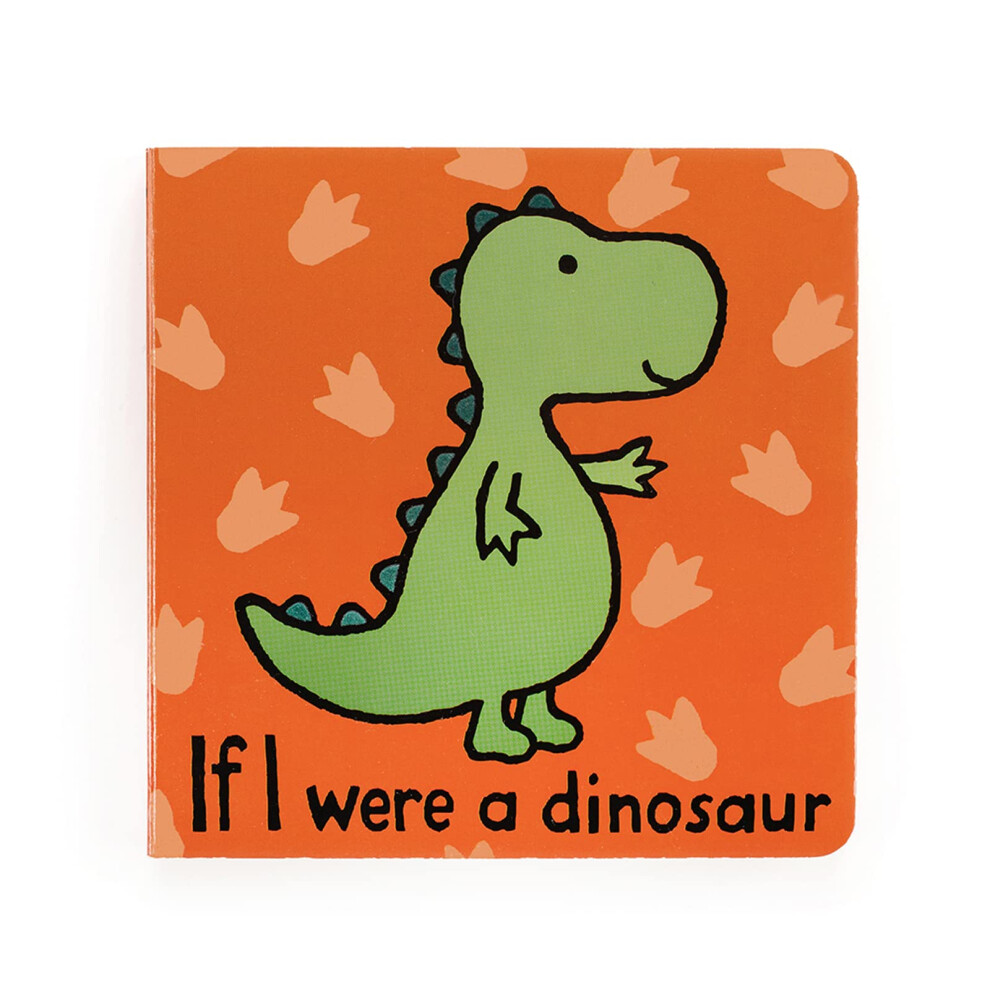 Jellycat If I were a Dinosaur: A Baby Board Book Children's Book | Baby Gift