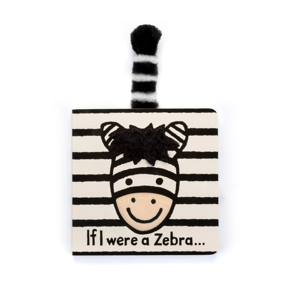 Jellycat If I were a Zebra: A Baby Board Book Children's Book | Baby Gift