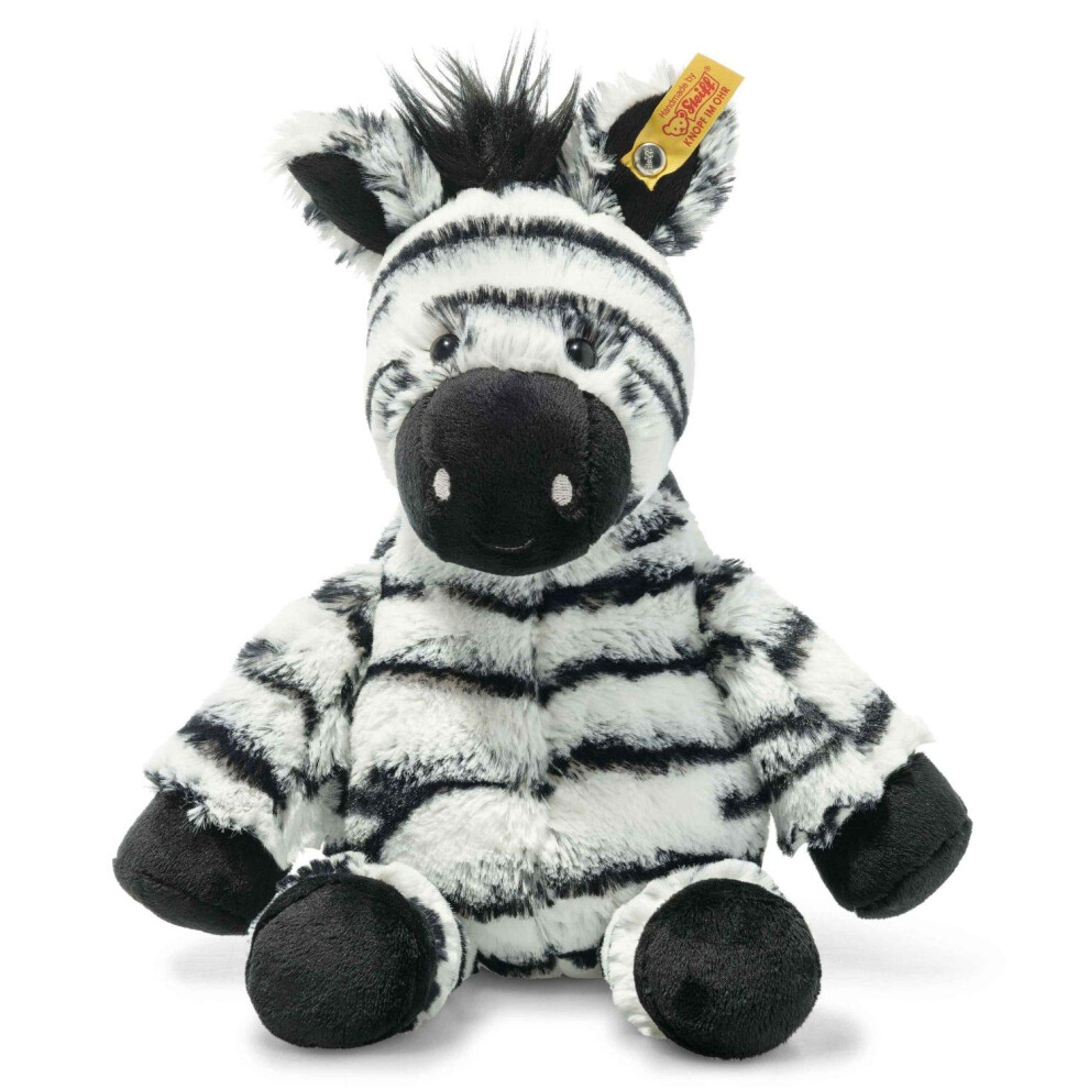 Steiff Zora Zebra  Premium Zebra Stuffed Animal  Zebra Toys  Stuffed Zebra  Zebra Plush  Cute Plushies  Plushy Toy for Girls Boys and Kids